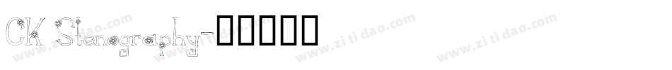 CK Stenography字体转换